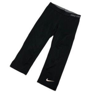 Womens Nike Pro Crop Leggings Size XS Black